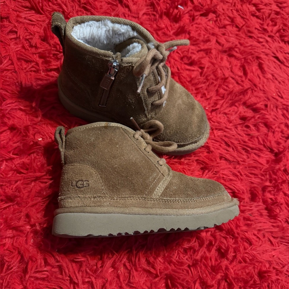 UGG Tan Suede Boy Boots
